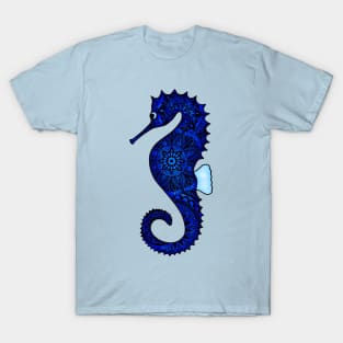 Seahorse (indigo) T-Shirt